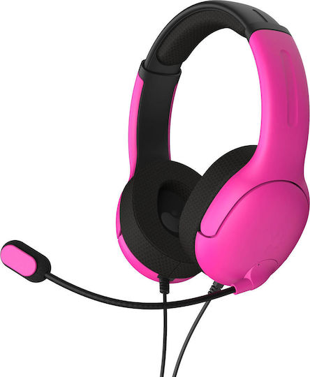 PDP Airlite Over Ear Gaming Headset με σύνδεση USB Ροζ