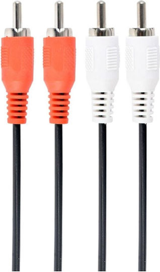 Cablexpert Cable RCA male - RCA male 1.8m CCA-2R2R-6