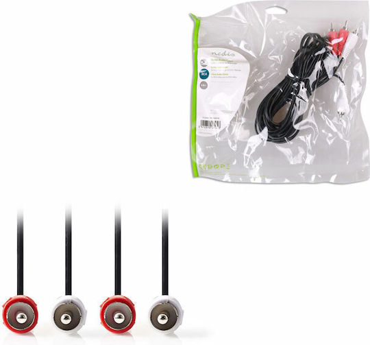 Nedis RCA-Kabel Männlich - RCA Männlich 5m CAGP24200BK50