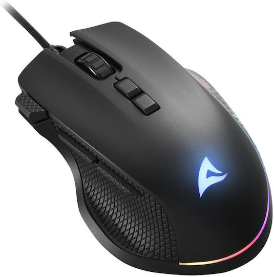 Sharkoon Force 3 Gaming Ποντίκι 12800 DPI Μαύρο