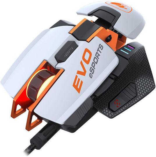 Cougar 700M Evo ESPORTS RGB Gaming Ποντίκι 16000 DPI Λευκό