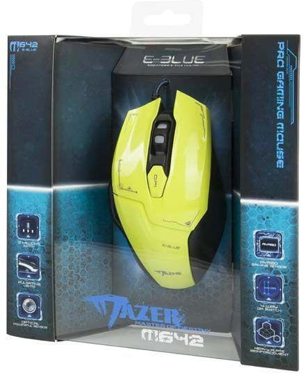 E-Blue Mazer Gaming Gaming Maus Gelb