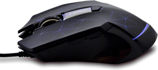 Hiro Spider+ Gaming Ποντίκι 5000 DPI Γκρι