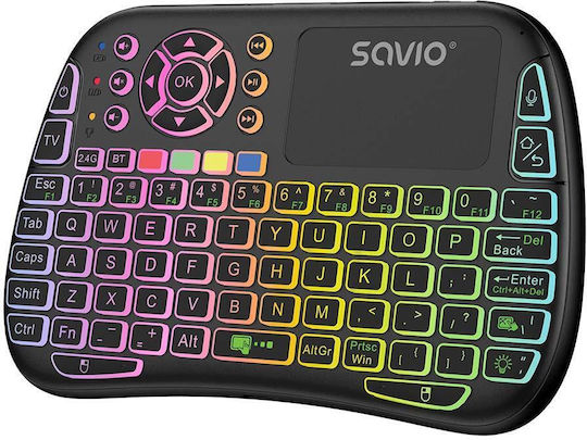 Savio KW-04 Wireless Keyboard with Touchpad English US