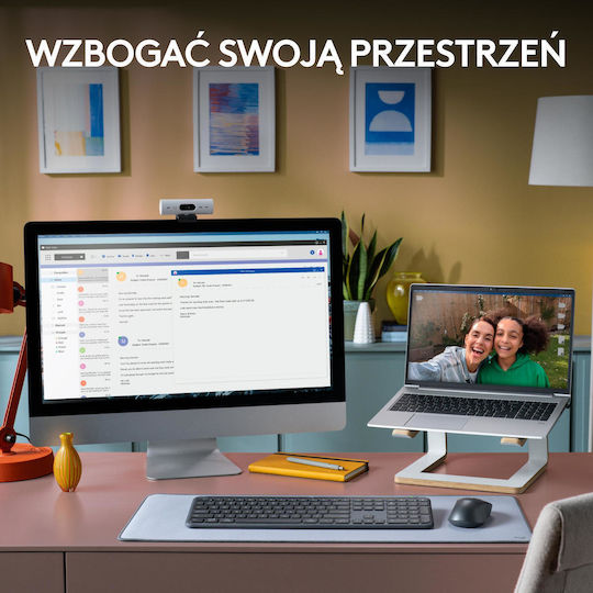 Logitech Signature Slim Ασύρματο Πληκτρολόγιο Αγγλικό US Γκρι