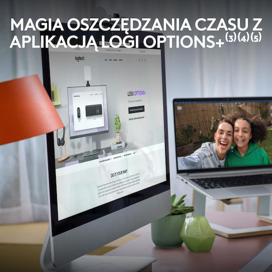Logitech Signature Slim Ασύρματο Πληκτρολόγιο Αγγλικό US Γκρι