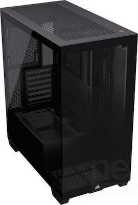 Corsair 3500X Gaming Midi Tower Computer Case with Window Panel Black