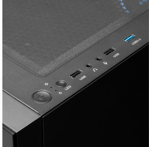 Gamdias Talos E3 Gaming Midi Tower Κουτί Υπολογιστή με Πλαϊνό Παράθυρο και RGB Φωτισμό Μαύρο