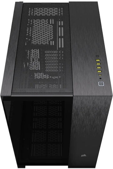 Corsair 6500X Gaming Middle Tower Carcasă Calculator cu Fereastră Laterală Black/Obsidian Aluminum