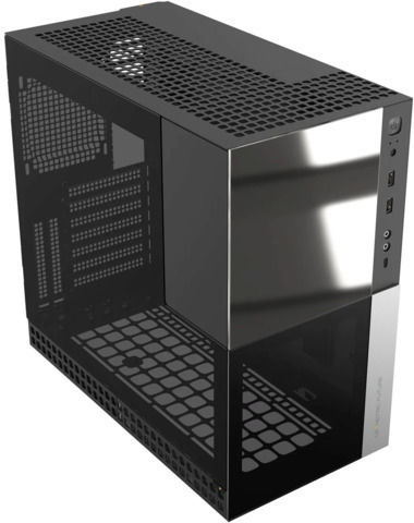 Geometric Future M4 Caliburn Gaming Middle Tower Carcasă PC Cu Deschidere Laterală Neagră