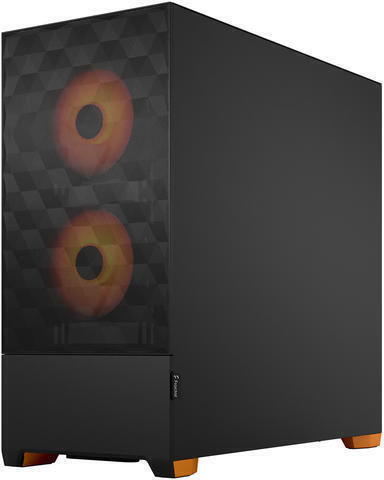 Fractal Design Pop Air Gaming Mini Tower Κουτί Υπολογιστή με Πλαϊνό Παράθυρο και RGB Φωτισμό RGB Orange Core