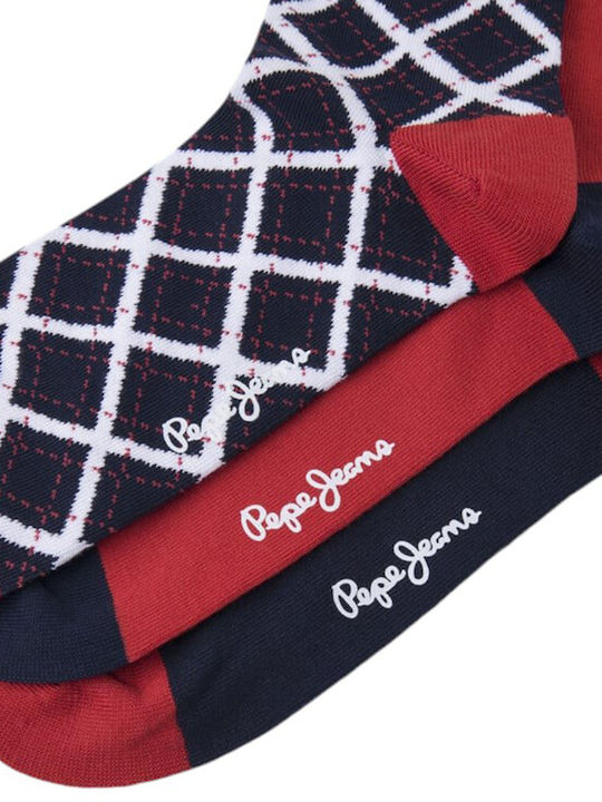 Pepe Jeans Bărbați Șosete cu Model Multi 1Pachet Pepe Jeans Bărbați Șosete cu Model Multi 1Pachet