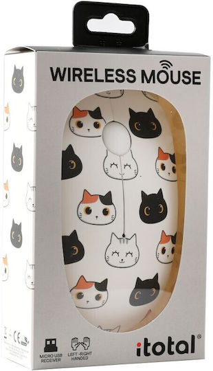 Total Gift i-Total Безжичен Мишка Cats