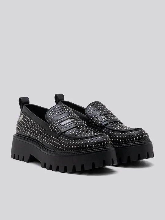 Numb Damen Loafers in Schwarz Farbe
