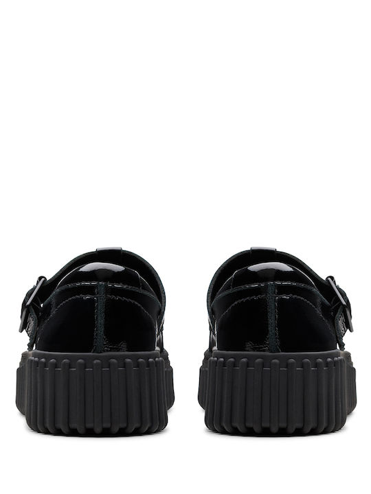 Torhill Patent Leather Women's Loafers in Black Color