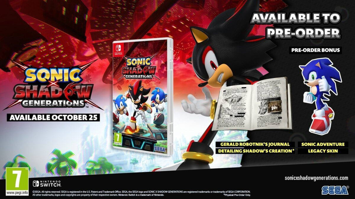 Sonic x Shadow Generations Joc pentru Switch | Skroutz Romania