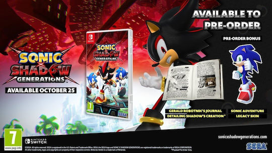 Sonic x Shadow Generations Switch Game