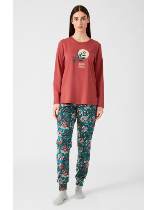 Minerva Set Pijamale pentru Femei Wine Boheme