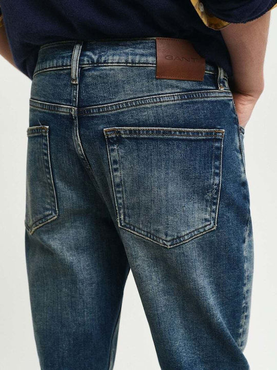 Men's Jeans Pants with Relaxed Fit Blue