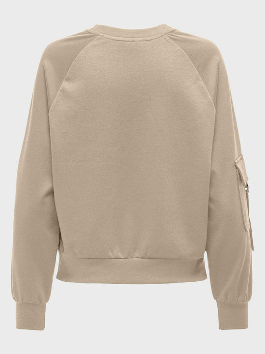 Only Women's Sweatshirt Beige