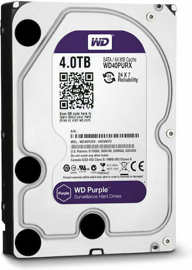 Western Digital Purple 4TB HDD Hard Disk 3.5