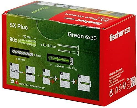 fischer Ούπα Πλαστικό 6x30mm