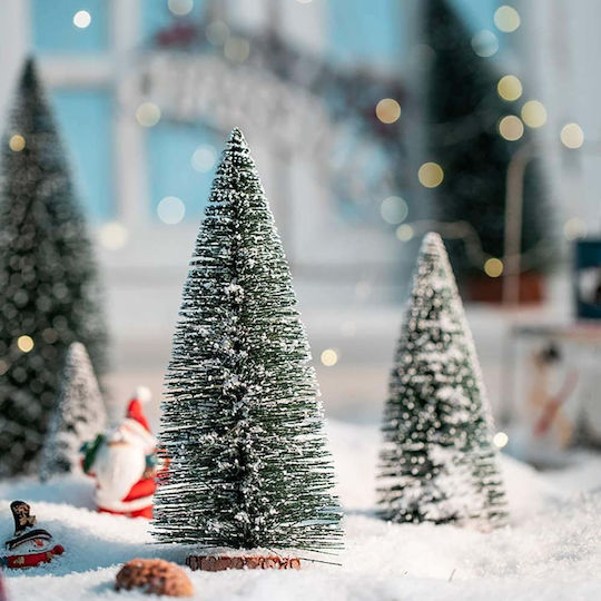 Weihnachtsdekoration Schneebedeckt Baum 20cm Grün