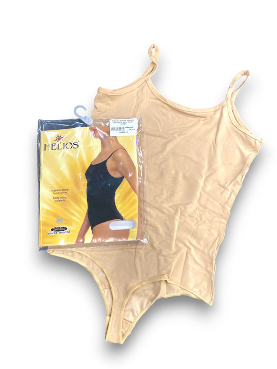 Helios Frauen Bodysuit Damen-Bodysuits Beige