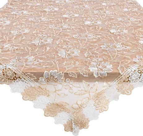 Fylliana Tischtuch Leinen Beige 120x120cm