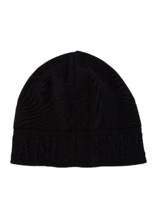 Beanie Ανδρικός Σκούφος Πλεκτός σε Μαύρο χρώμα