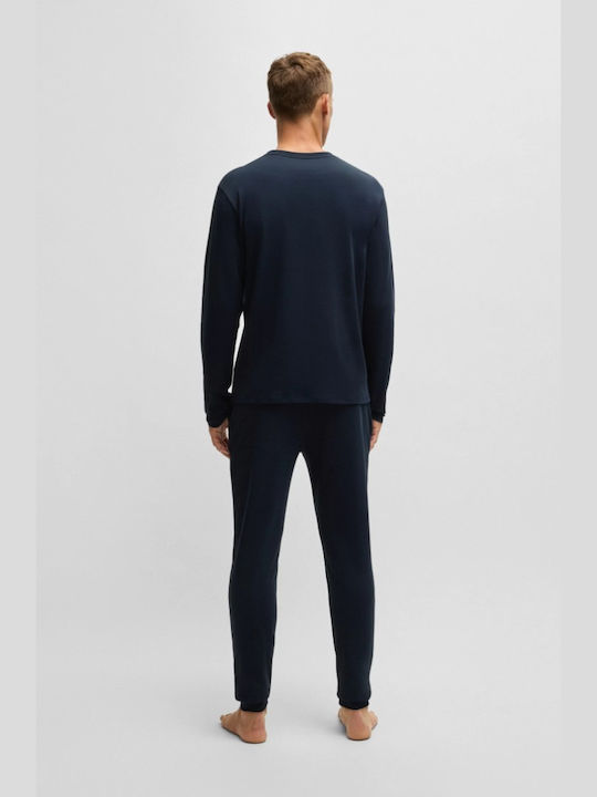 Hugo Boss De vară Pijama de bărbați Dark Blue