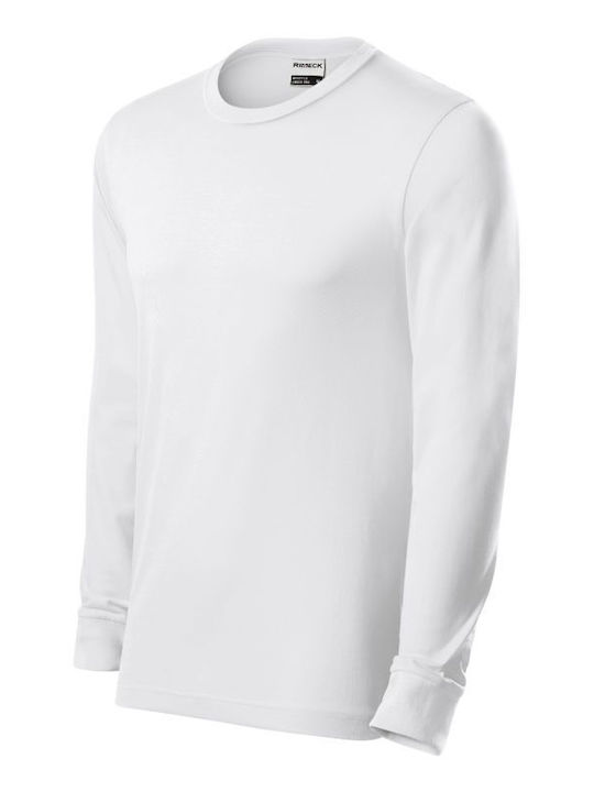 Rimeck Ανδρικό Διαφημιστικό T-shirt Κοντομάνικο σε Λευκό Χρώμα