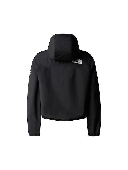 The North Face Waterproof Kids Casual Jacket with Hood Tnf Black