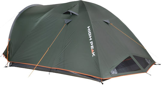 High Peak Nevada Summer Camping Tent Tunnel Mountaineering Green with Double Cloth for 2 People Waterproof 3000mm 325x140x115cm