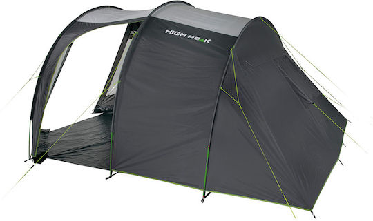 High Peak Ancona Къмпинг палатка Тунел Сив за 4 Човека