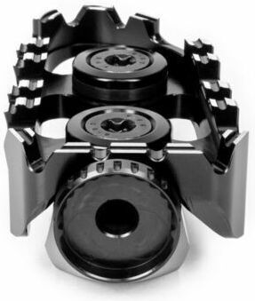 Gilles Tooling Reposapițe Rgk2 Rgk-122-uf35-set-b BMW R 1250 GS ABS 19-23 1200 14-18 Negru 1buc
