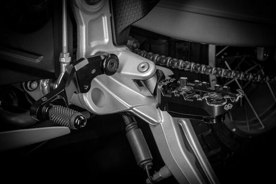 Gilles Tooling Reposapițe Rgk2 Rgk-122-uf35-set-b BMW R 1250 GS ABS 19-23 1200 14-18 Negru 1buc