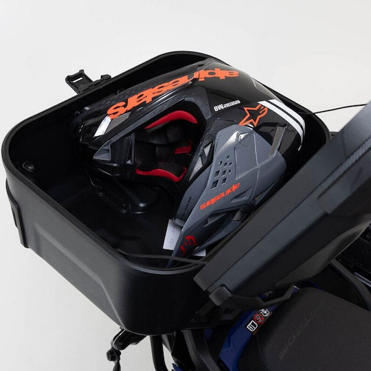 Σετ Βάσης Βαλίτσας Topcase Sw-motech Dusc L Bmw R 1300 Gs Μαύρο