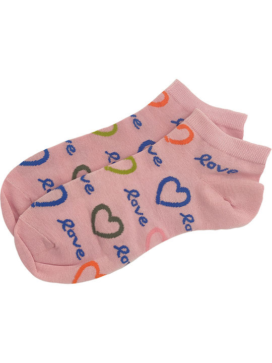 Gift-Me Kinderstrümpfe Knöchelsocken Pink