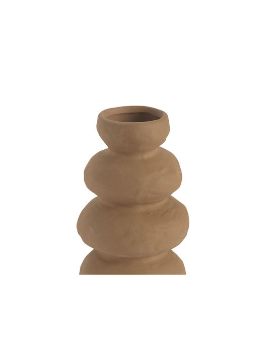 Vase Syros Ah-ax24039 Φ13.5x30cm Brown Andrea House Ceramic