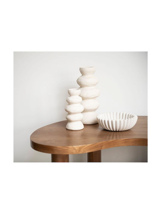 Vază Itaca Ah-ax24037 Φ13.5x30cm Albă Andrea House Ceramică