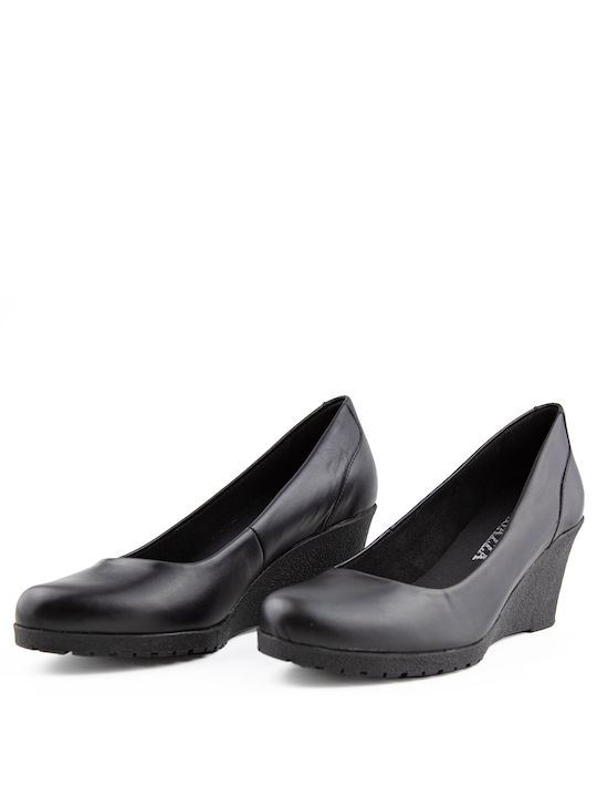 Ragazza Leder Pumps Schwarz