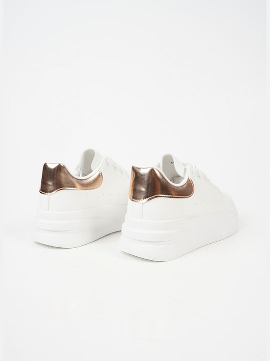 Piazza Shoes Damen Sneakers White-copper