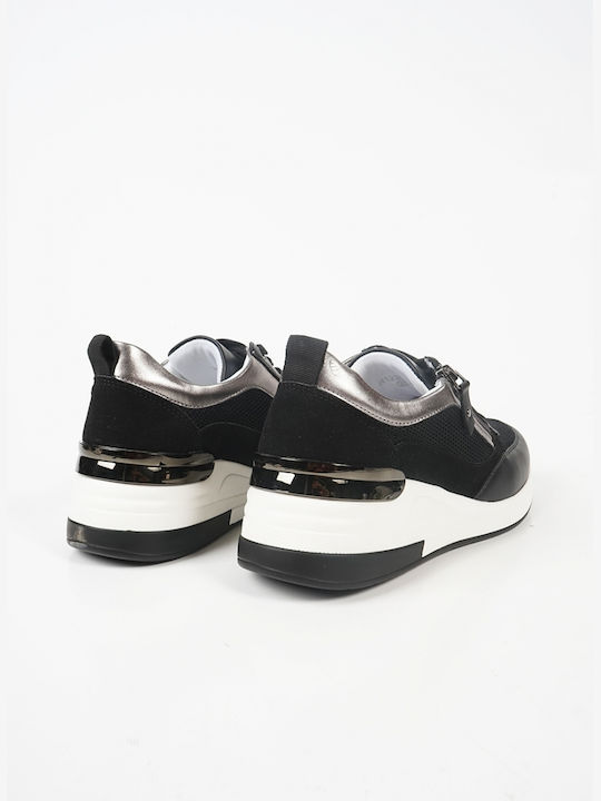 Piazza Shoes Femei Sneakers NEGRU