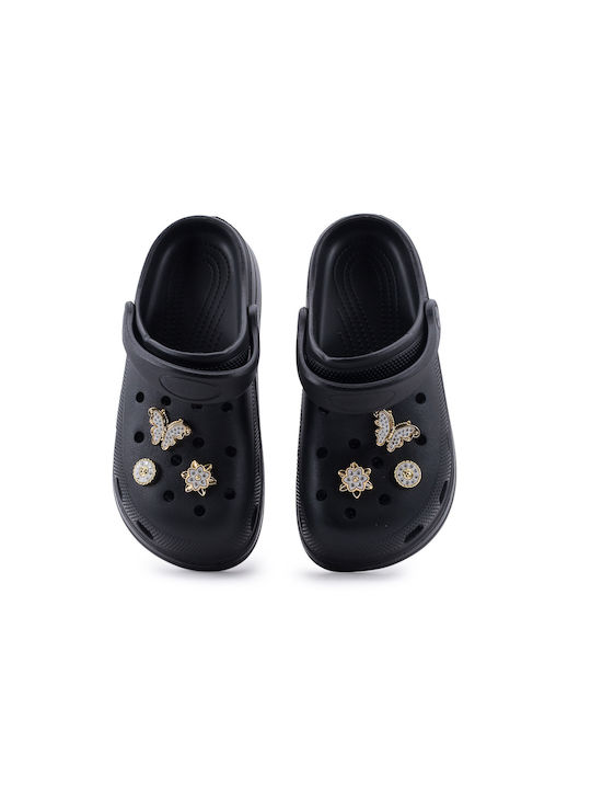 Love4shoes Clogs Black