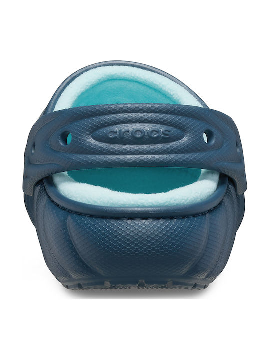 Crocs Classic Lined Overpuff Σαμπό Μπλε Crocs Classic Lined Overpuff Σαμπό Μπλε