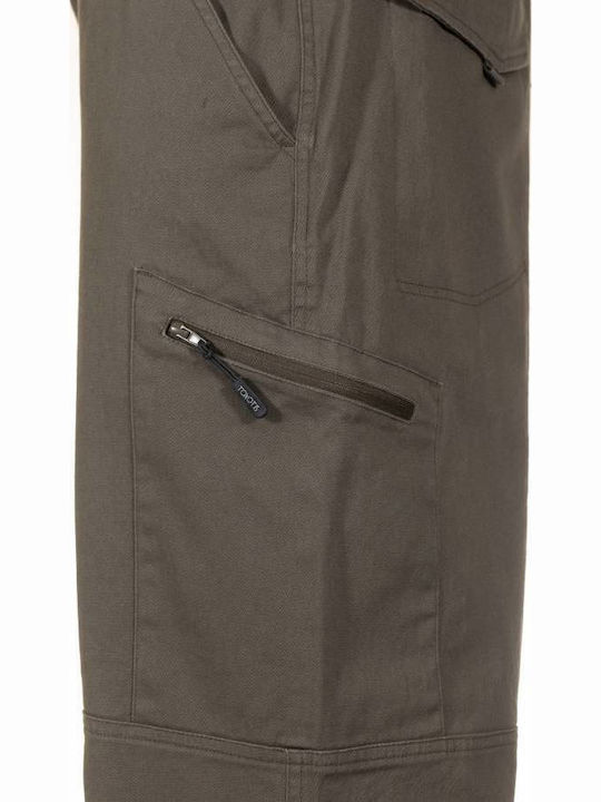 Toxotis Active Wear Παντελόνι σε Χακί χρώμα Toxotis Active Wear Παντελόνι σε Χακί χρώμα
