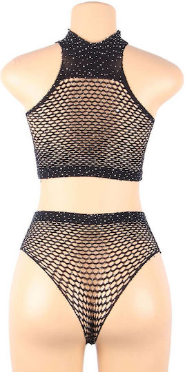 Kinksters Секси Комплект Бельо Черен 3123-07509