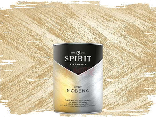 Spirit Decorative Paint Modena Gold 2.5 L 8 M²/l Sand Particles Soft Pearl Effect Water-based