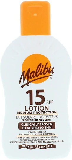 Malibu Protective Lotion Spf15 200ml + After Sun Gel 100ml